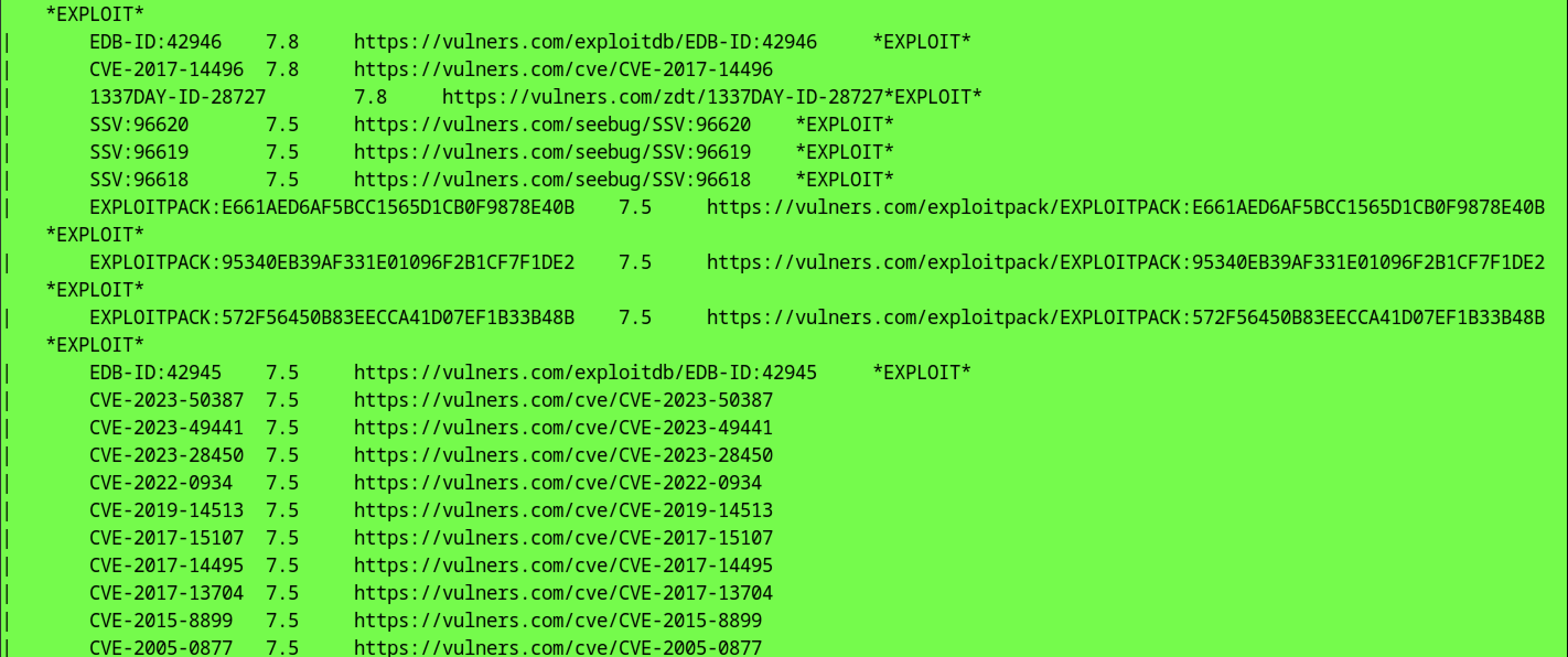 Nmap Vuln Scan 2